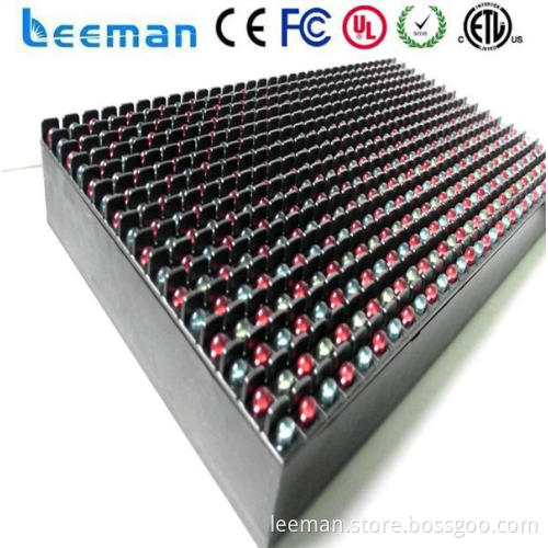 RGB dot matrix 8x8 p10 white led display modules Leeman led module display